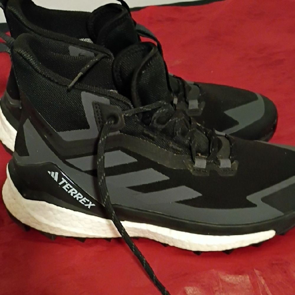 Adidas Terrex Black and Gray Athletic Shoes